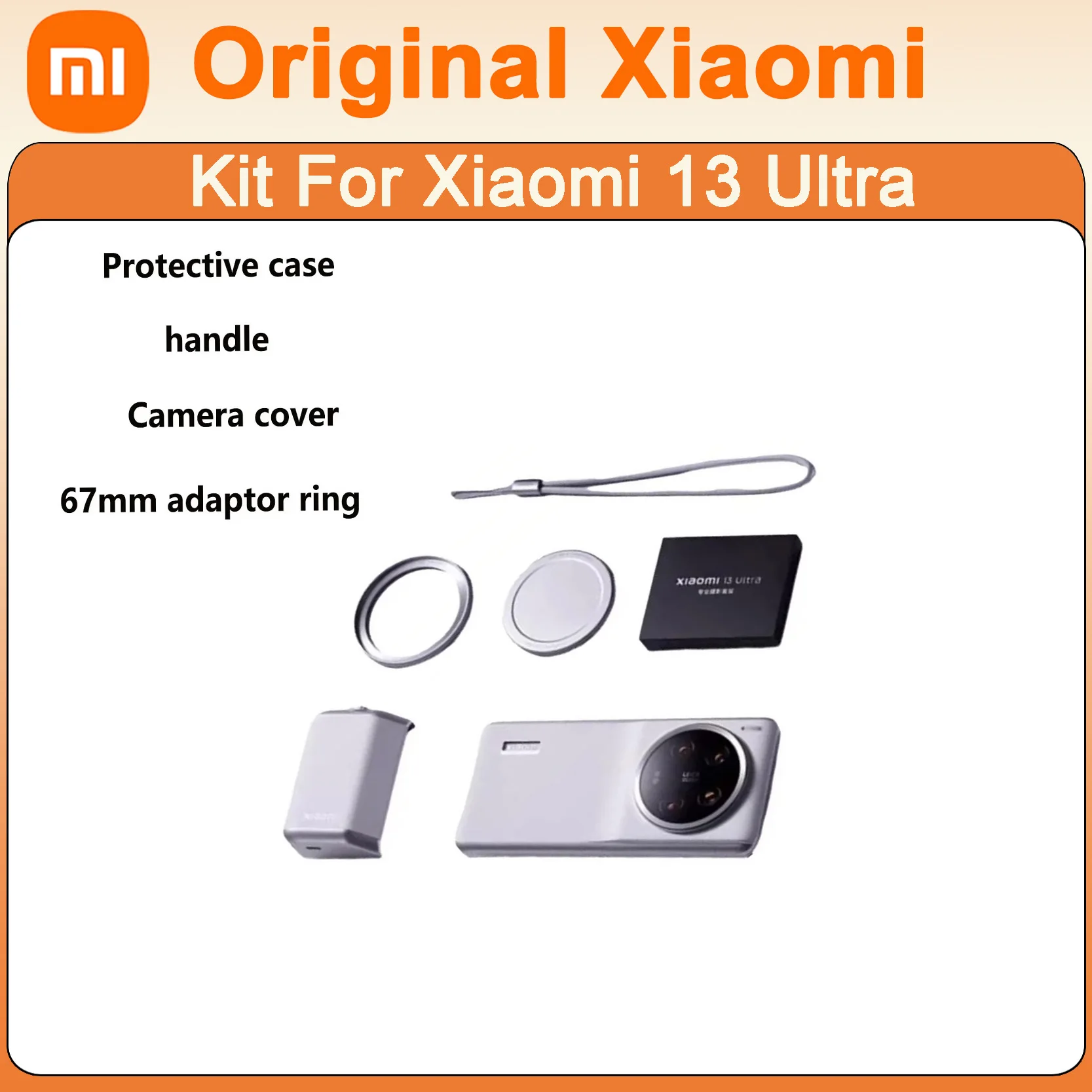 

Оригинальный профессиональный комплект для фотосъемки Xiaomi 13 Ultra, кожаный чехол для камеры, комплект фотоаппарата для Xiaomi 13 Ultra