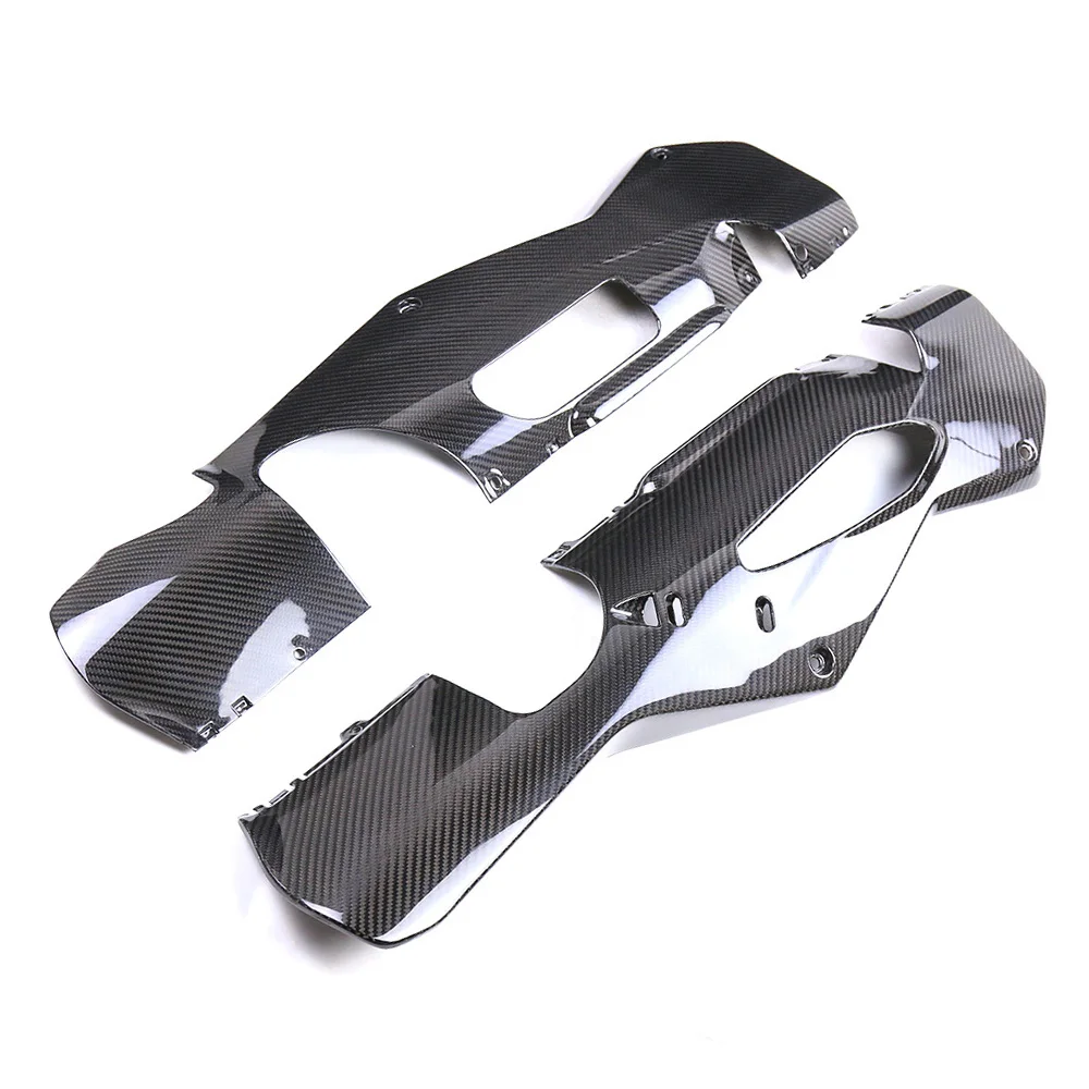 For Aprilia RSV4 2021 2022 2023 3K Full Carbon Fiber Belly Pan Motorcycle Lower Side Fairings Accessories Fairing Part Kits