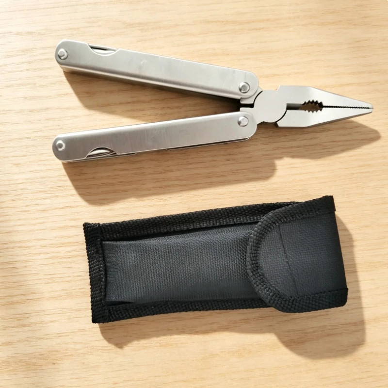 Outdoor-Camping-Handwerkzeug, Klappzange aus Edelstahl, Multifunktionales Kombinations-Überlebenswerkzeug, EDC-Wander-Gadget – Detail 5