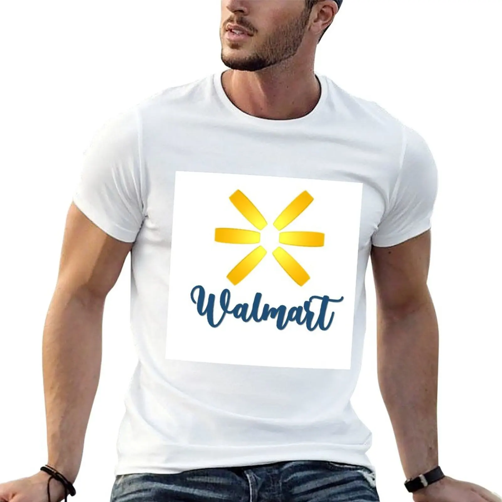 تي شيرت رجالي من القطن الأبيض تي شيرت قطني تي شيرت Walmart للتي شيرت 100% قمصان رجالي