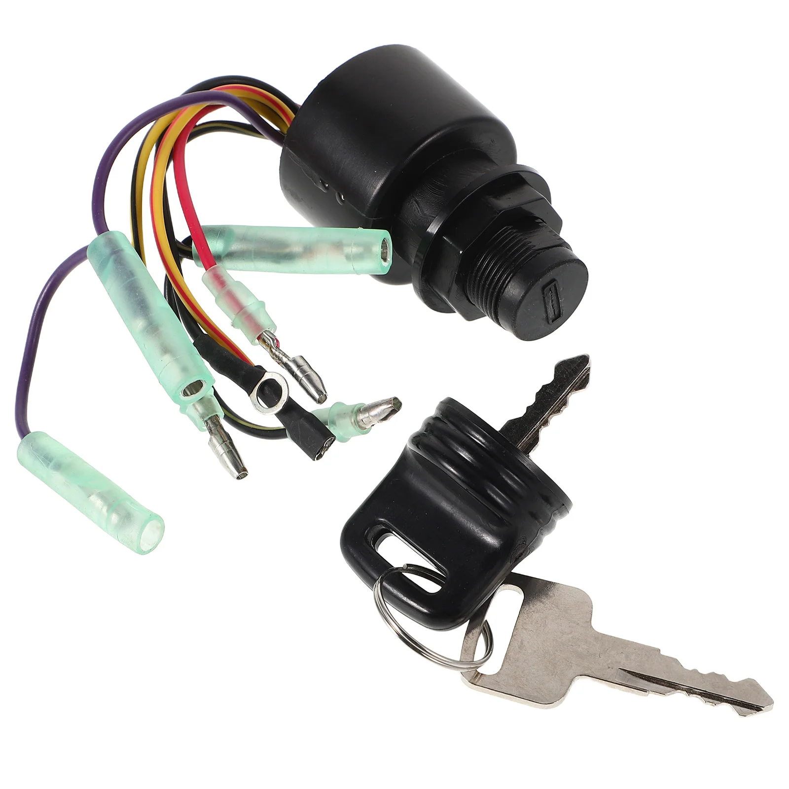 

Ship Ignition Electric Scooter Key Car Door Lock Starter Polyester Boat Motors Part Durable Material Easy Installation