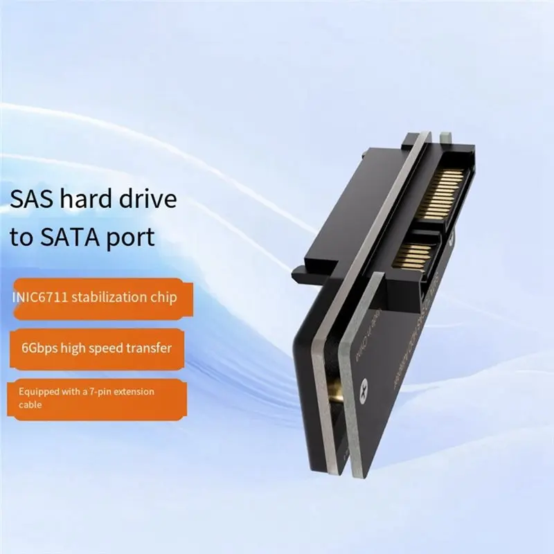 SATA3.0 29Pin SAS-To-512-Sector Adapter Board 6Gbps Support For 2.5