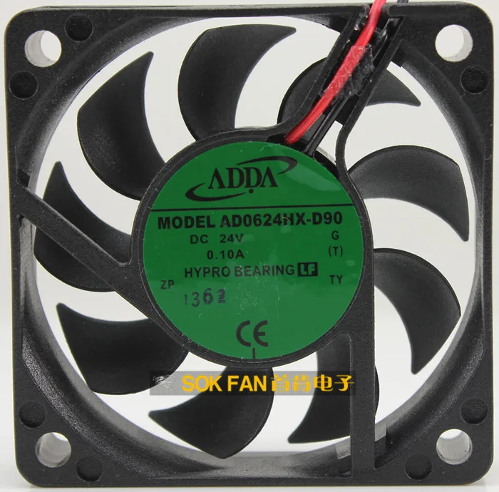 

НОВЫЙ ADDA DC24V 6CM 6015 AD0624HX-D90 Вентилятор охлаждения частоты HYRPO