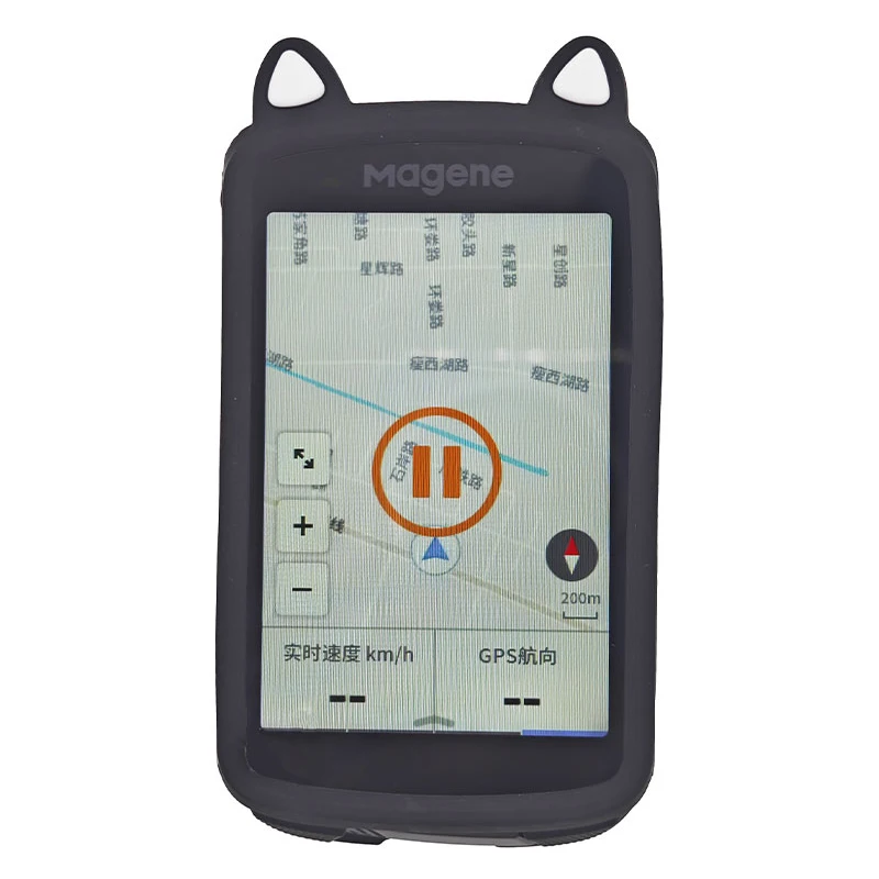Silicone Protective Cover for Magene C706 Case of GPS Bike Bicycle Computer Protection with LCD Screen Protector