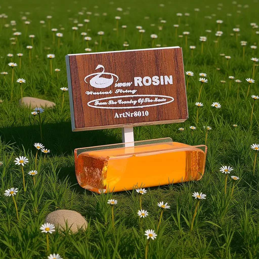 1Pack Premium Natural Rosin for Violin Viola Cello Bow Low Dust Wooden Case Sensitive Pleasant Sound for Violin - view 6