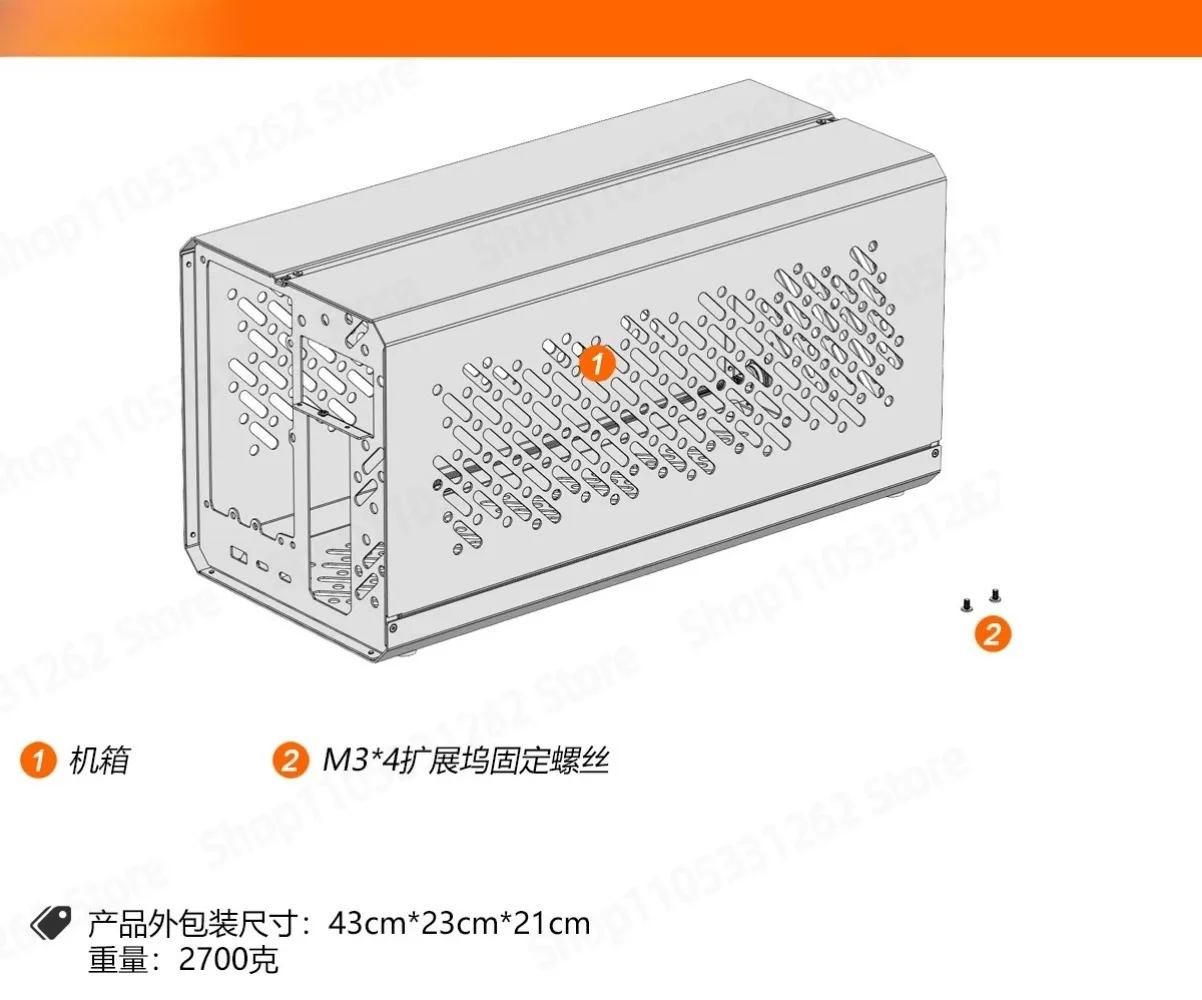 TH3P4G3 OCuP4v2 TH5P4 Docking Station Enclosure Case for Graphics Card Expansion