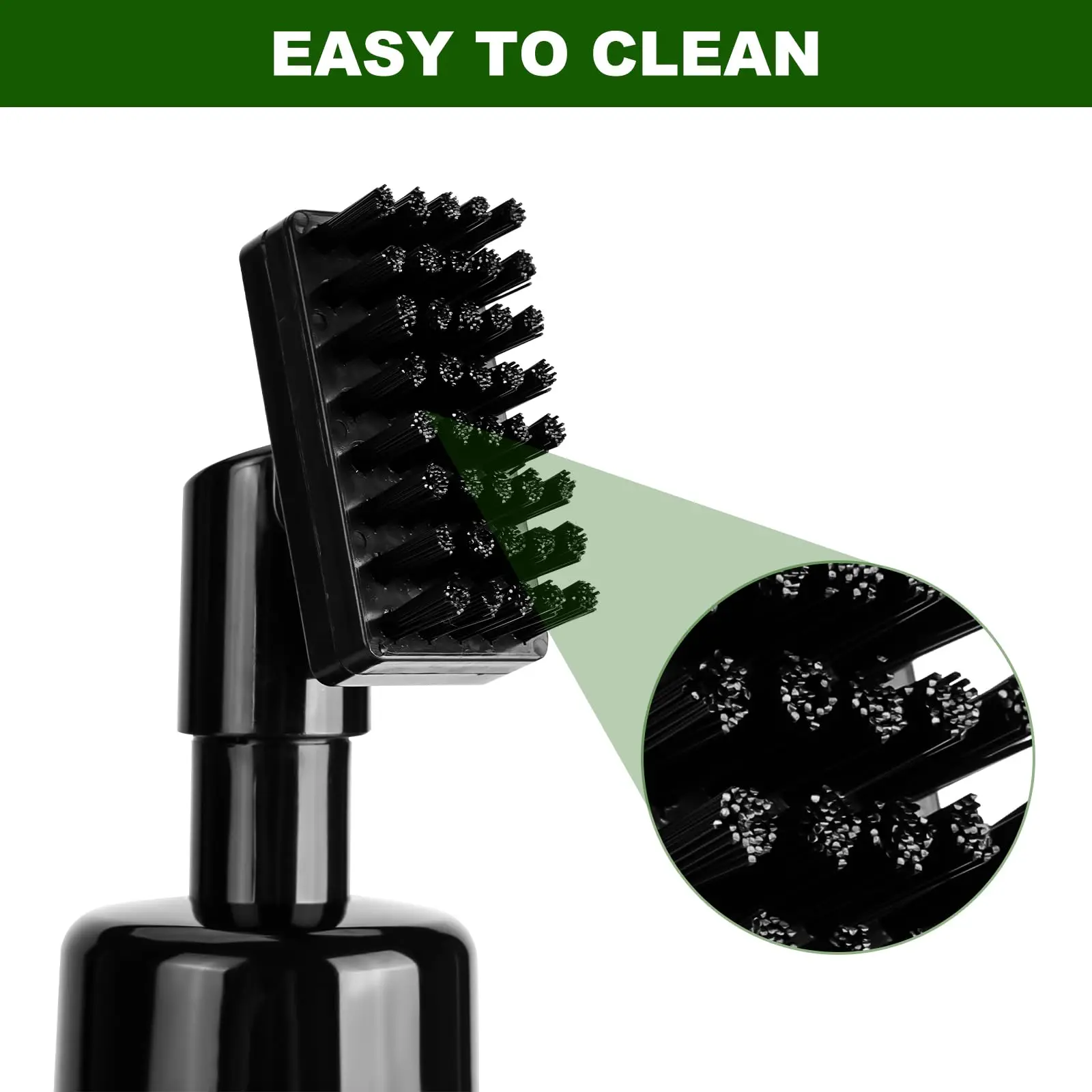 Golf Club Head Cleaning Brush, For U-shaped And V-shaped Grooves With Retractable Buckle