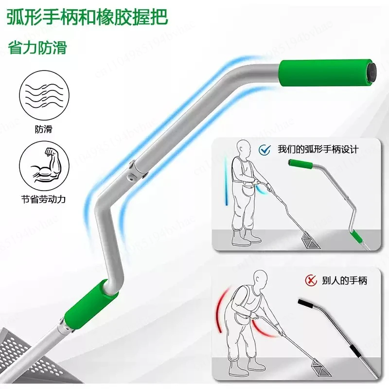 Hot Sale Stainless Steel Sand Flea Rake Heavy Duty Sifting Shovel Detachable Beach Garden Tool