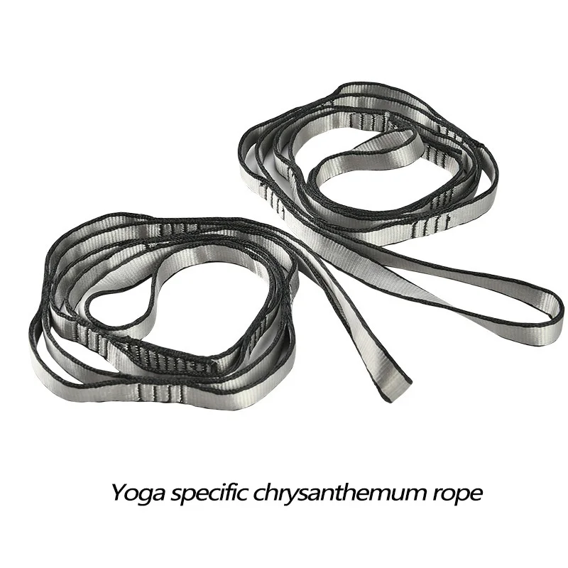 Cinturones de Yoga multifunción, correas de extensión de cadenas de margaritas elásticas, duraderas, ajustables, para escalada al aire libre, columpio, hamaca de Yoga, 1 piezas