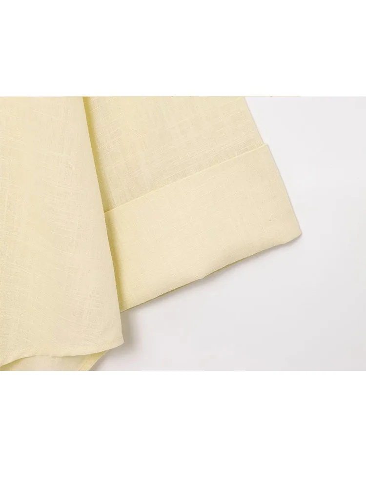 Letnia damska bluzka szyfonowa w jednolitym kolorze, codzienna bluzka z dekoltem w serek, na ramiączkach, damska bluzka z długim rękawem, luźna, odzież uliczna Y2K