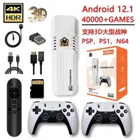 Mini K8 Pro Retro 8K HD TV Video Classic Game stick dual system wifi android12.1 ATV 3D 40000+ Games Console Wireless 2.4G