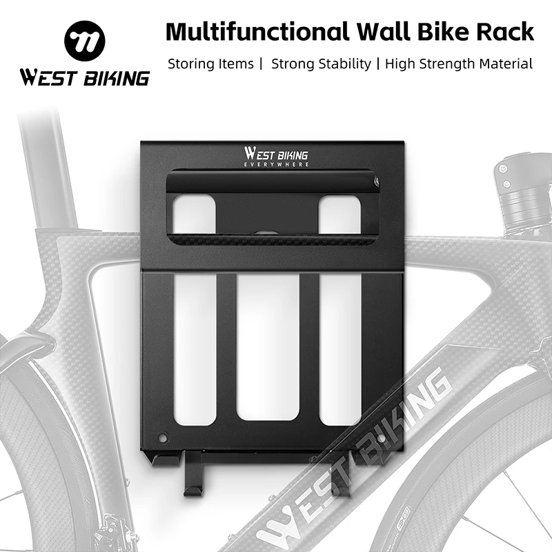 

WEST BIKING Bicycle Wall Mount Rack Strong Stability Portable Indoor Bike Wall Repair Stand Bicycle Parking Rack Accessories