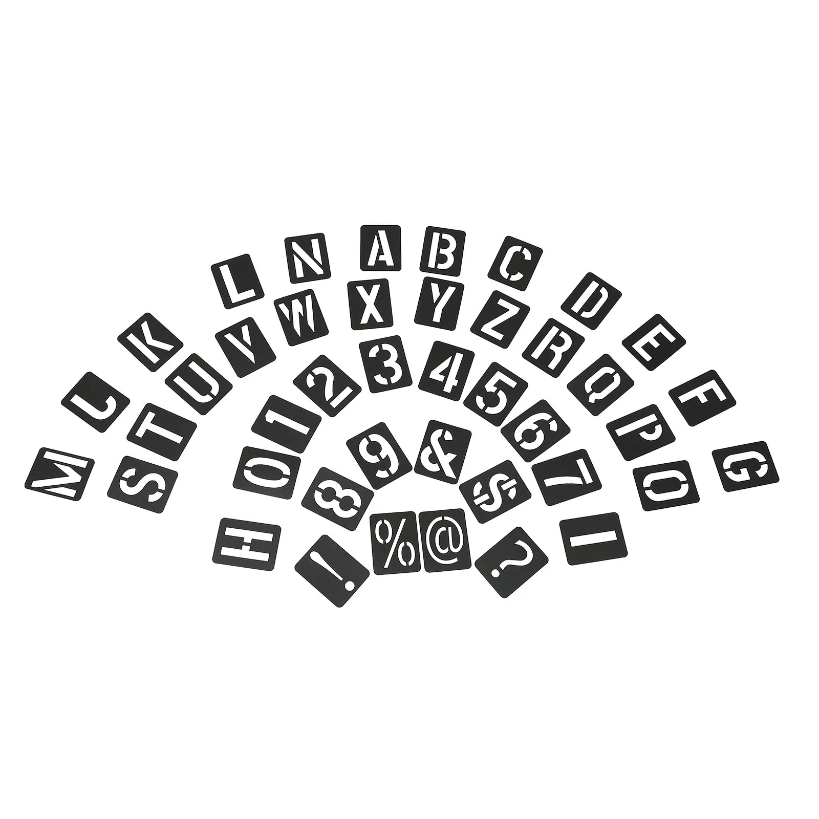 

41Pcs Hollow Letter Number Painting Stencils Durable DIY Craft Templates for Wall Spraying Drawing Art Letter Stencils