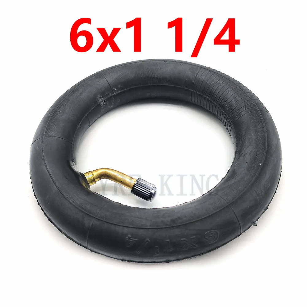 High Quality 6x1 1/4 Inner Tube /tire 6*1 1/4 Inner Camera for Small Surf Electric Scooter Motorcycle A-Folding Bike Parts