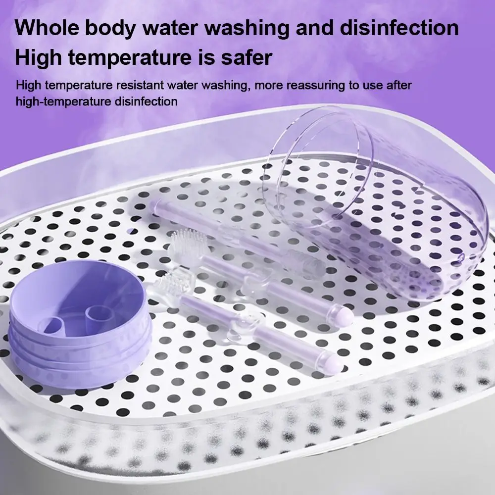 3pcs/set Soft Silicone Toothbrush Easy Clean Care Set Oral Cleaner Multi-Angle Cleaning Safe Milk Teeth Tongue Brush Daily Use