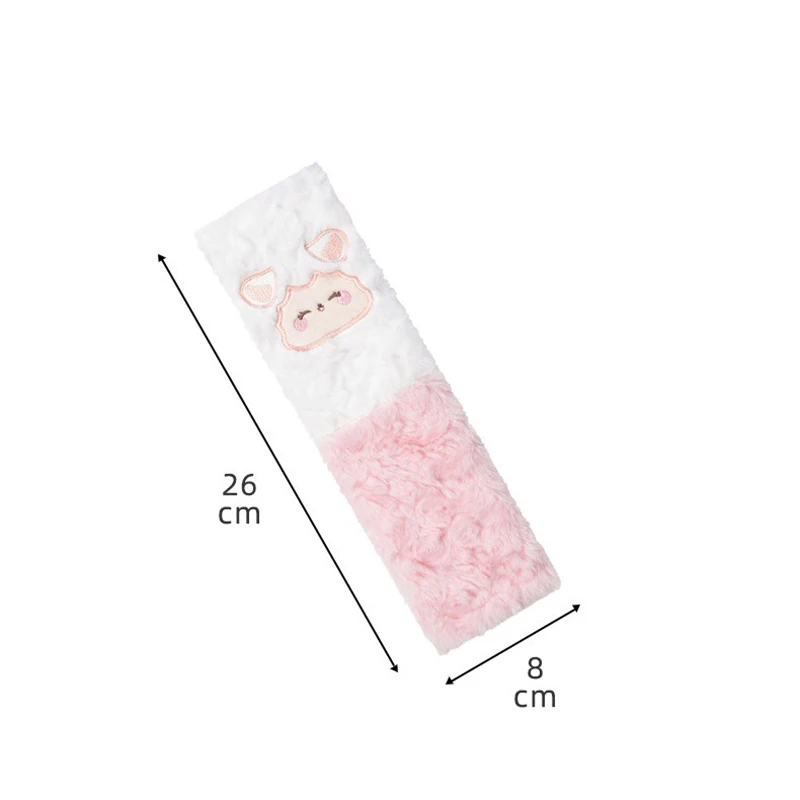 봉제 동물 패턴 자동차 시트 벨트 어깨 커버, 마모 방지, 목 졸림 방지, 귀여운 만화 안전 어깨 커버