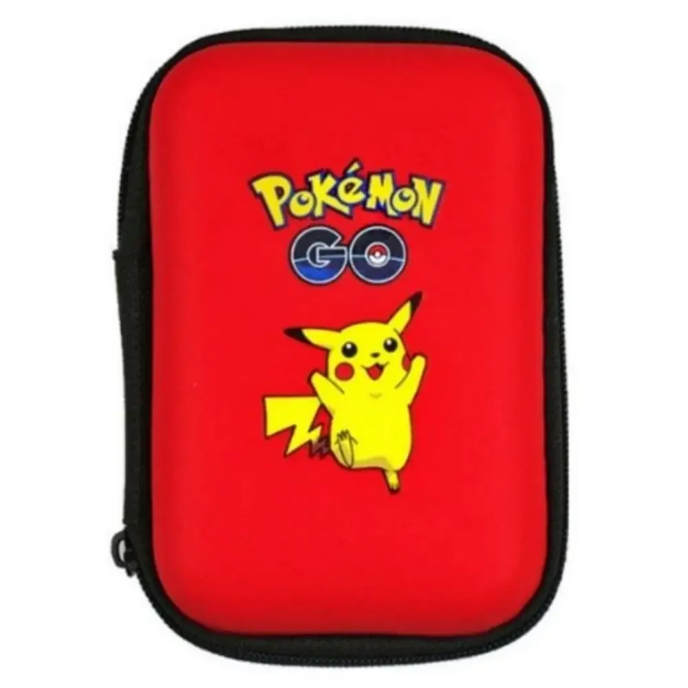 Pokemon Pikachu Game Card Storage Bag Cartoon Figure Portable Collect Trading Card Protection Box Binder Kids Gifts Toys