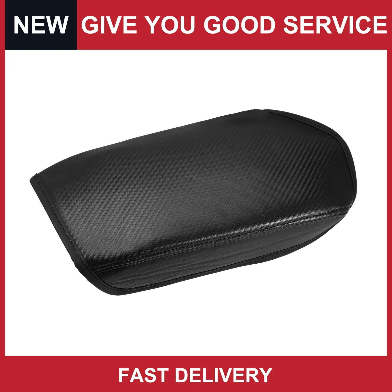 Black Center Console Armrest Pad Cover For Mitsubishi Outlander 2022 2023 Interior Protective Replacement Cushion