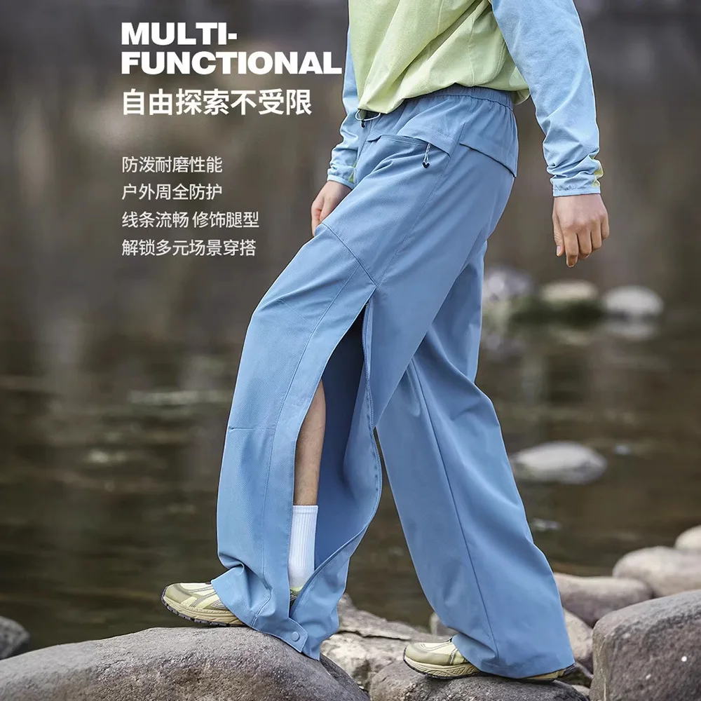 

Легкие уличные брюки для походов, мужские и женские, водонепроницаемые, быстросохнущие, спортивные, свободные, повседневные, карго, джоггеры, спортивные штаны
