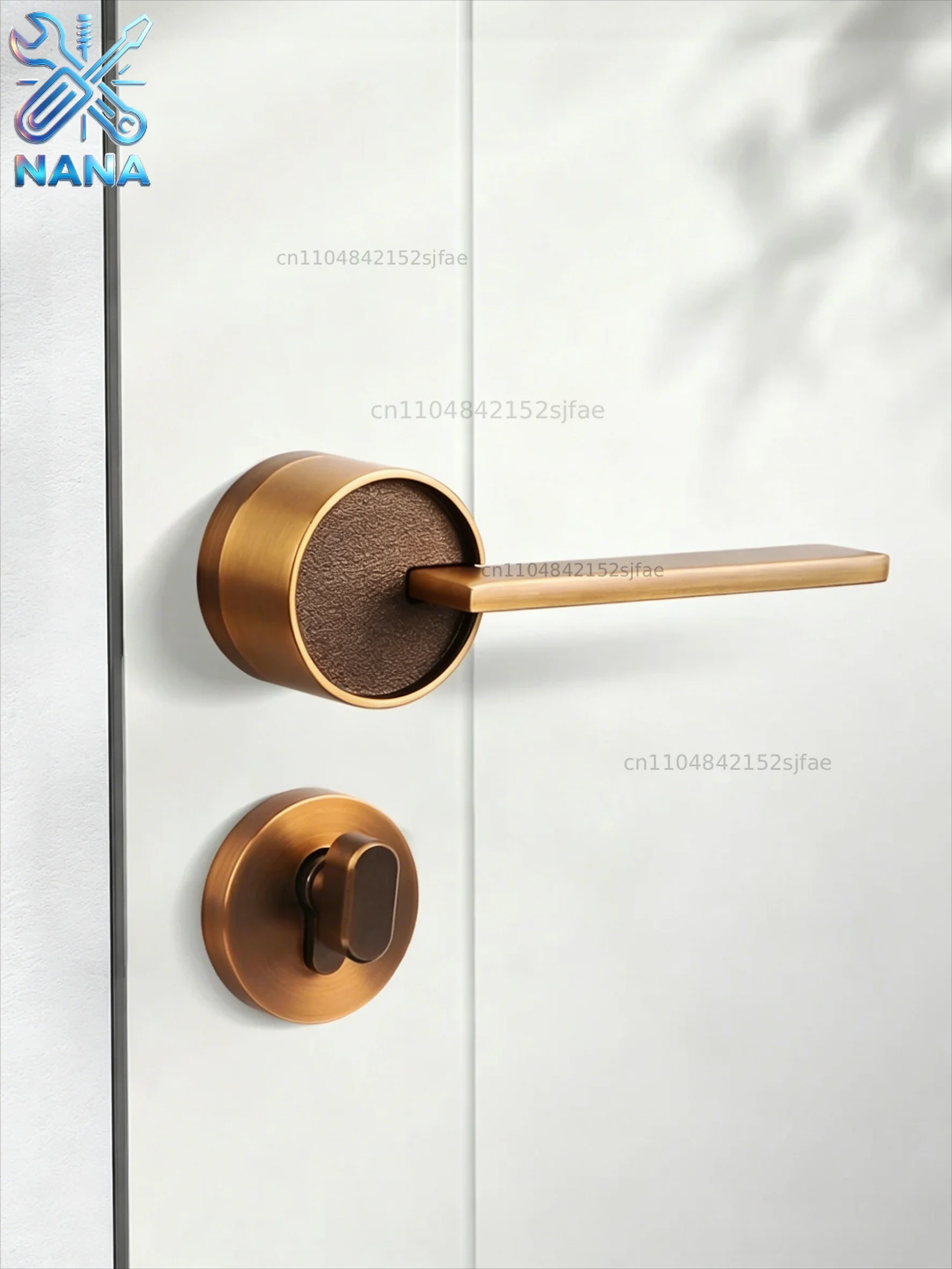 Home Bathroom Lock - Замок для раздвижных дверей, бесшумный, для