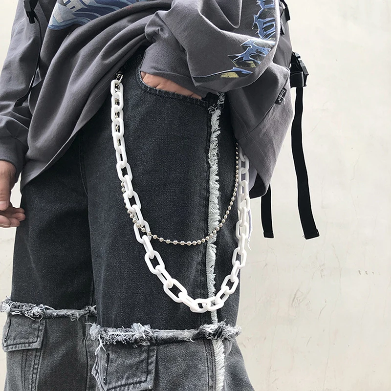 Removable Punk Waist Chain Belt Trousers Chain For Women Men Jeans Belt Chain Pants Cool Rock Chain Hiphop Summer Jewelry view 3