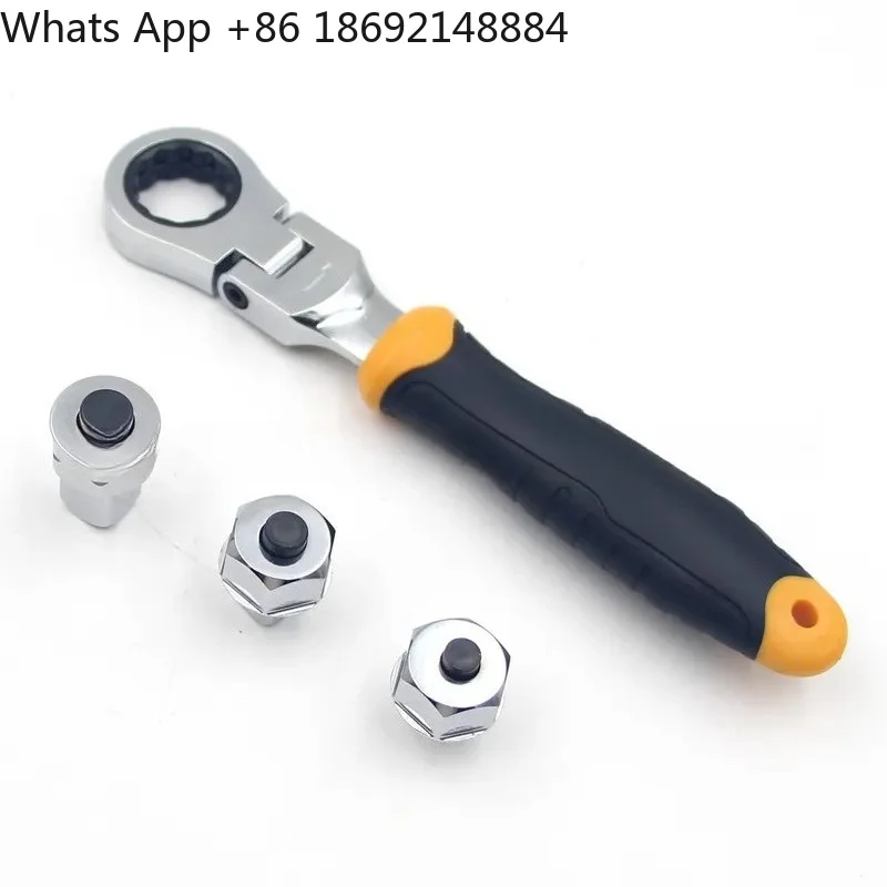 3 in 1 Multifunctional Movable Head Ratchet Wrench for Universal Use