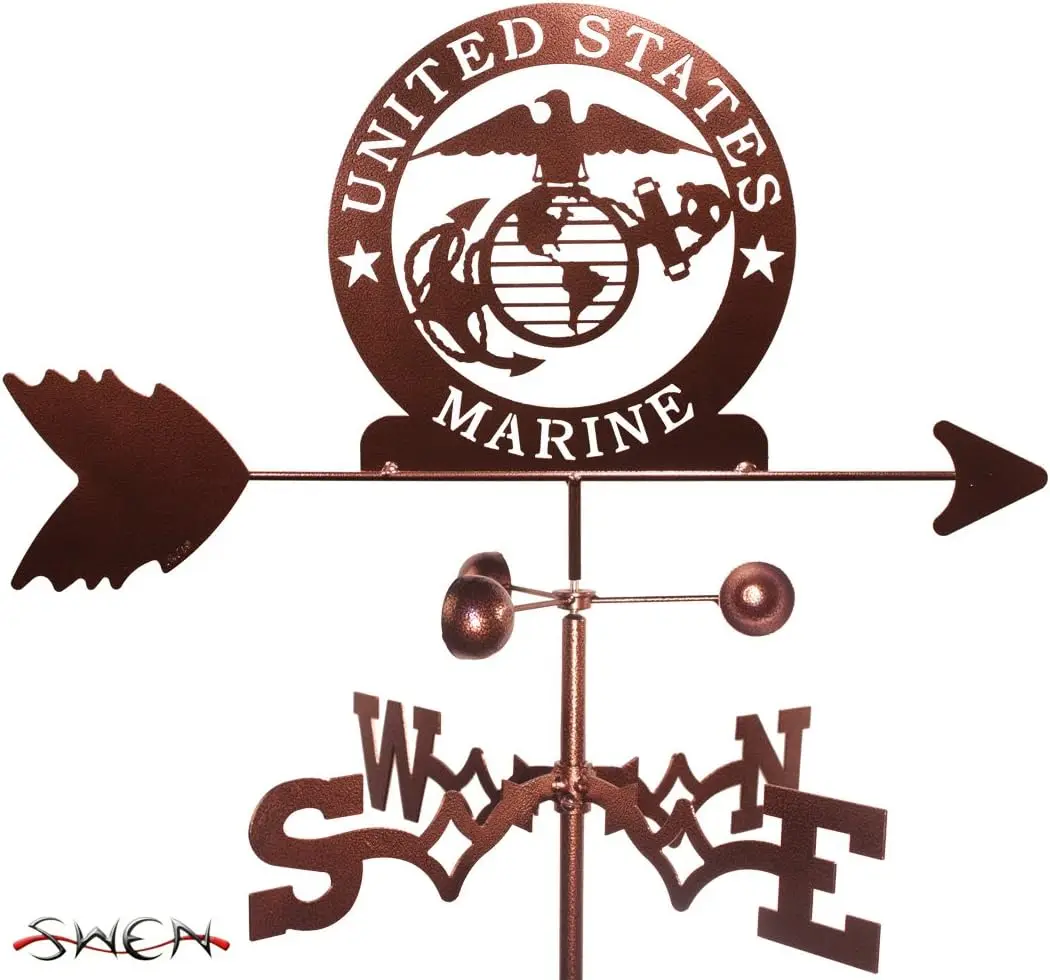 Armed Services US Marines Marine Corp USMC Garden Stake Weathervane