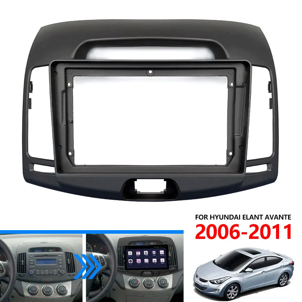 

2 Din Car Radio face plate Frame for Hyundai Elantra 2006-2011 Car DVD Player gps navigation panel dash mount kit