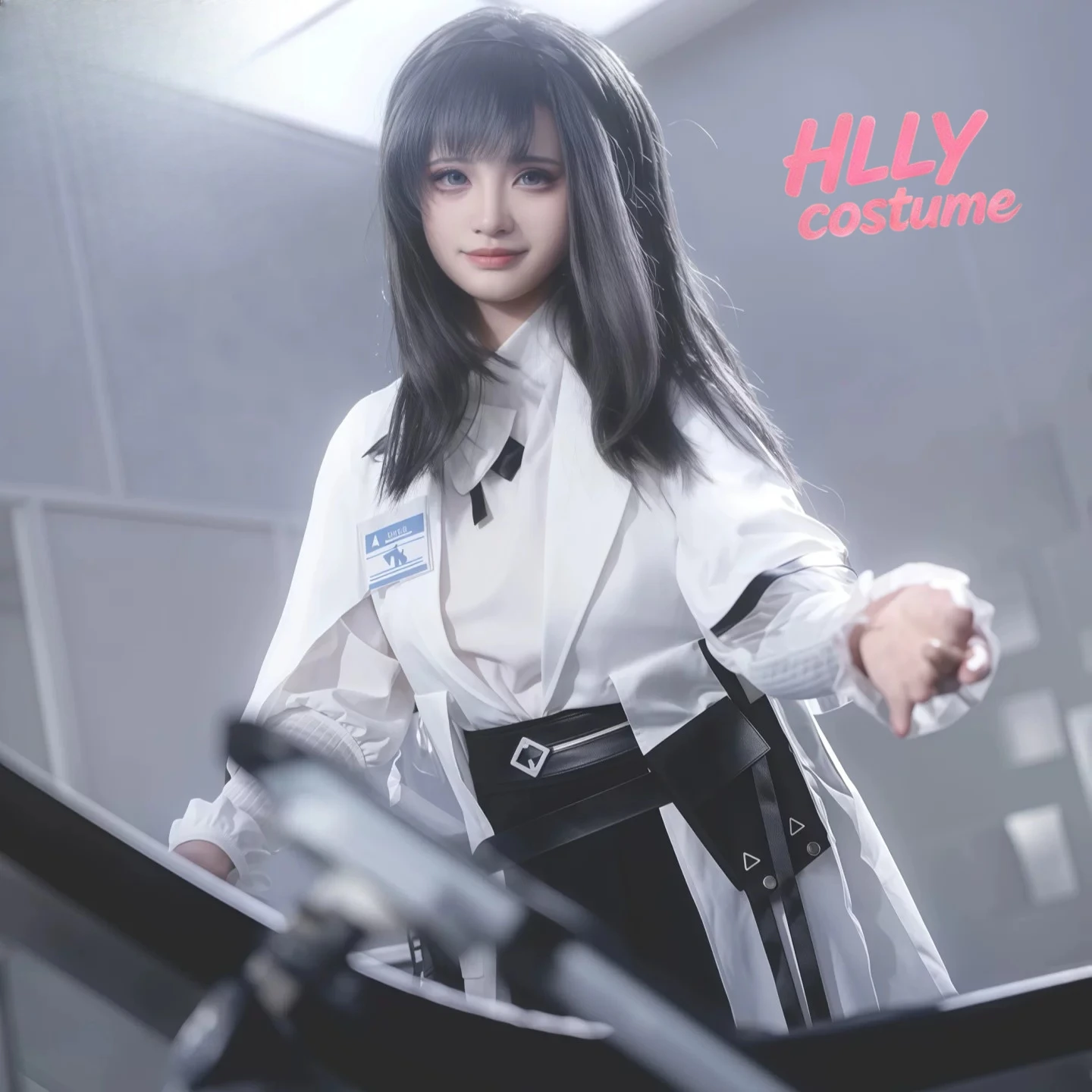 Party Games Lab - Arknights Priestess Doctor Strój Cosplay Kompletny