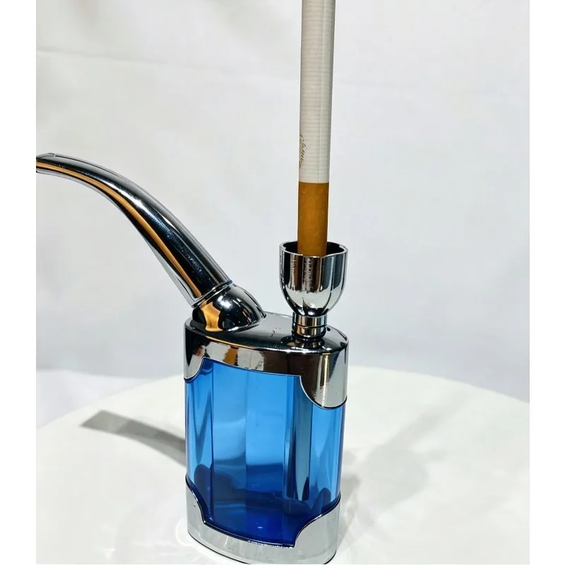 Plastic Microfilter Smoking Pipe 1pc Complete Cleanable Portable Tobacco Pipe Washable Healthy Cigarette Filter Mini Men Gift
