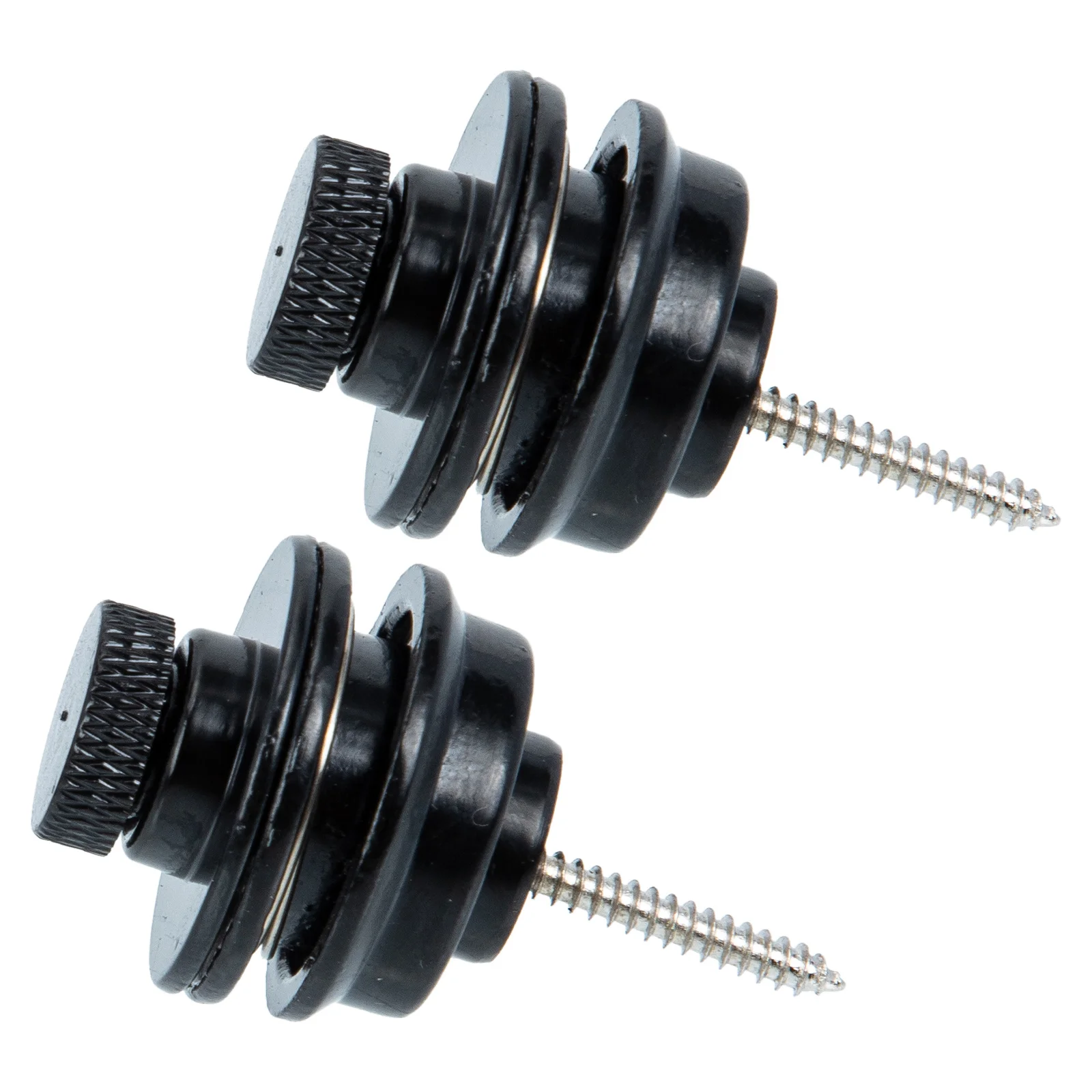 

2Pcs Guitar Strap Locks Reliable Metal Button Pin for Electric Guitar Bass Secure Fit Easy Install Strap Lock System