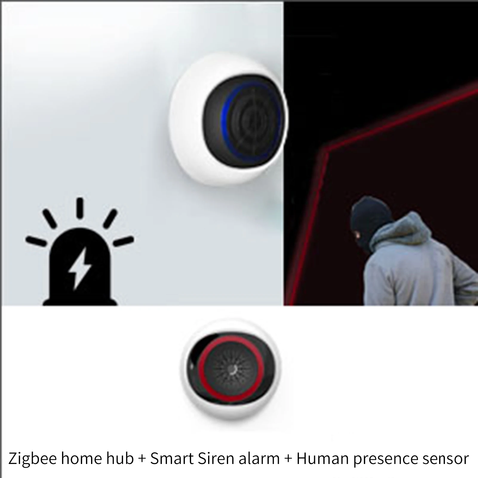 Tuya Zigbee Intelligent Radar Wave Human Presence Sensor Graffiti Zigbee High-precision Millimeter Wave Induction Detector