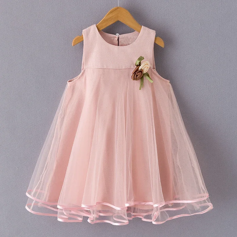 Bear Leader Girls Dress New Summer Brand Girls Casual Kids Princess Dress Hollow Party Dress Children Clothing For 3 7Y