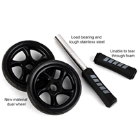 AB Roller Wheel No Noise Abdominal Training Roller Wear-Resistant Belly Training Wheel  Gym Strength Workout