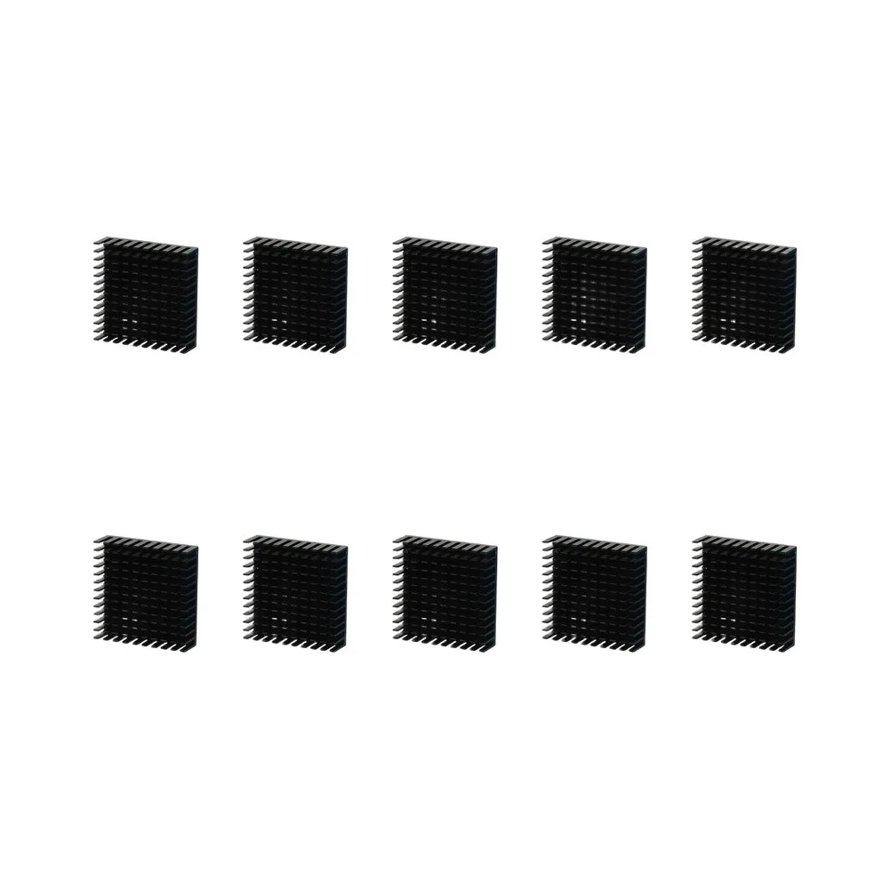 10pcs 42mm Stepper Motor Heat Sink for 3D Printer Aluminum Construction with Thermal Pad to Maintain Motor Efficiency Under Load