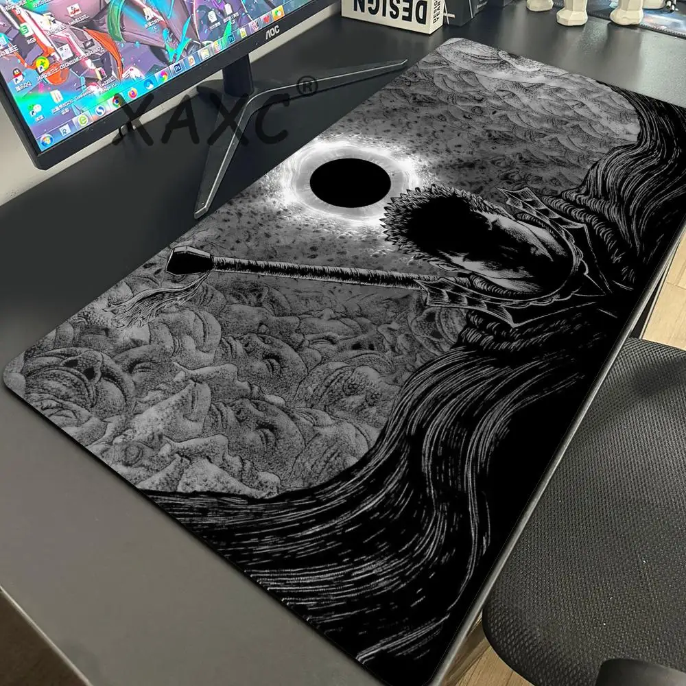 Mouse Pad Guts sword in berserk Mat Berserk Guts Gamer Gaming Mouse Pad Computer Accessories Big Keyboard Laptop mouse Pad