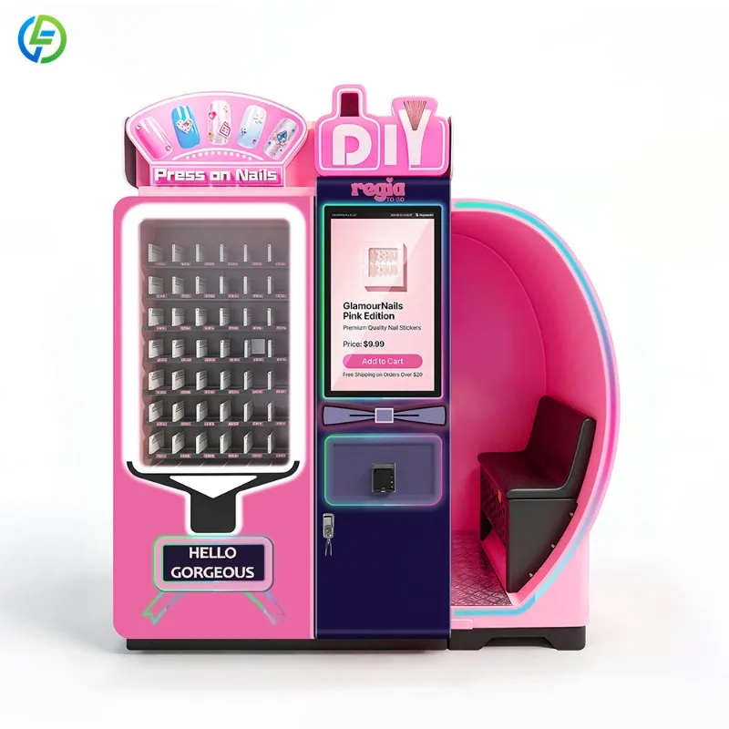 Customized  Manufacturer Somatosensory Camera 3D Nail Printing Vending Machine Automated Nail Art Printer Machine