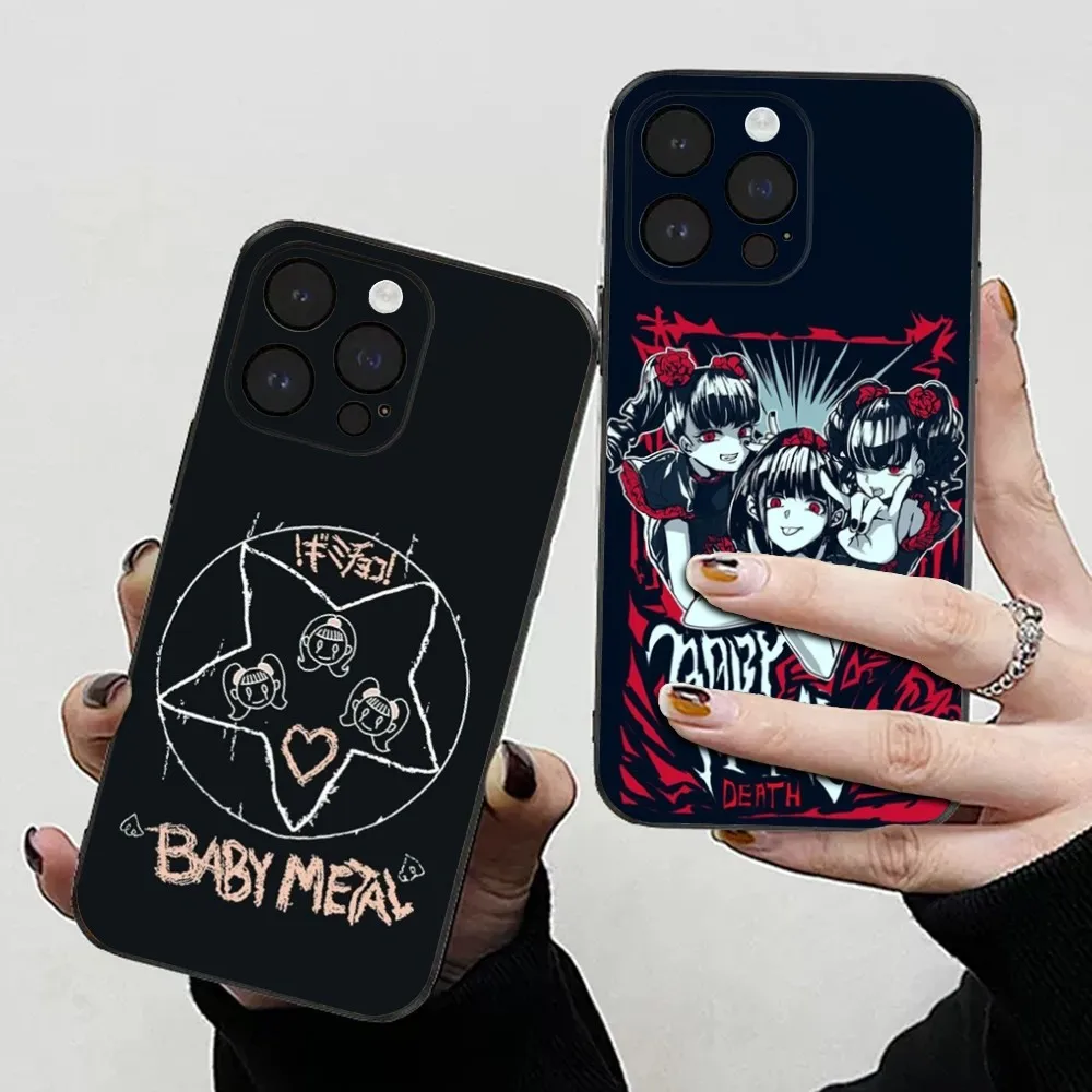 Singer B-Babymetal Phone Case For iPhone 15,14,13,12,11 Plus,Pro,Max,XR,XS,X,7,8 Plus,SE,Mini Soft Black Cover