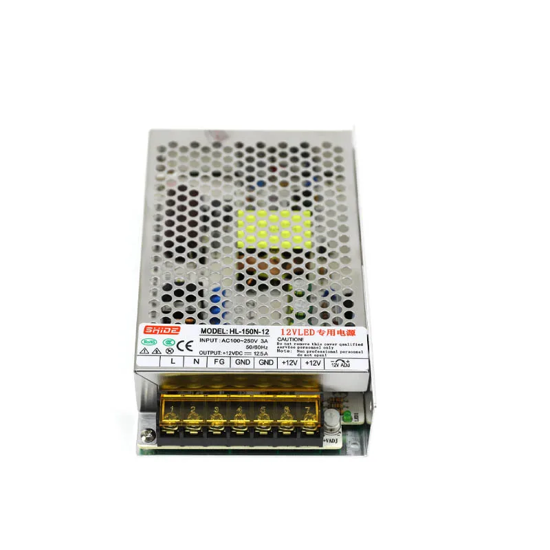 Power Switch AC100V-250V Output DC12V 12.5 A monitoring LED light box centralized power supply  game machine transformer