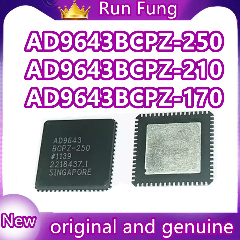AD9643 AD9643BCPZ-250 BCPZ-250 AD9643BCPZ-210 AD9643BCPZ-170 LFCSP-64 converter IC chip In Stock New Original 1pcs/lot