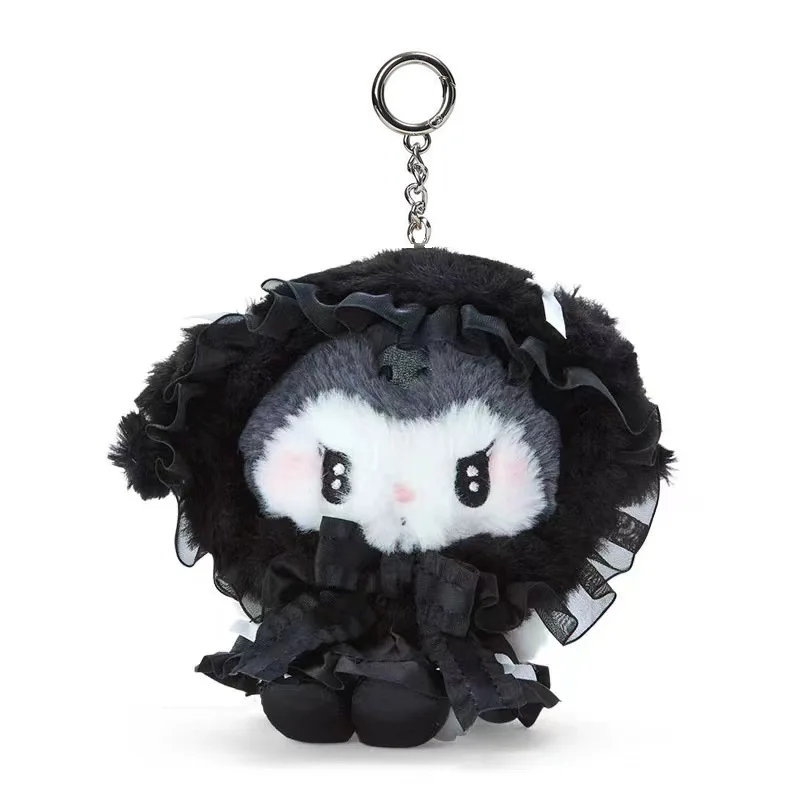 15cm Śliczny Kreskówkowy Kawaii Sanrio Kuromi My Melody Pluszowy Brelok Zawieszka do Torby Zabawka Prezent
