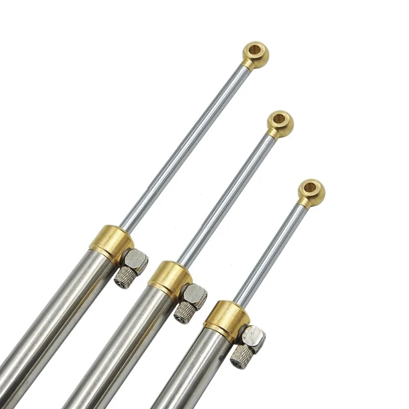 1/12 Scale 50/75/90/95/120/140MM Hydraulic Excavator Mini Metal Cylinder Stroke Suitable for RC Excavator and Loader Parts