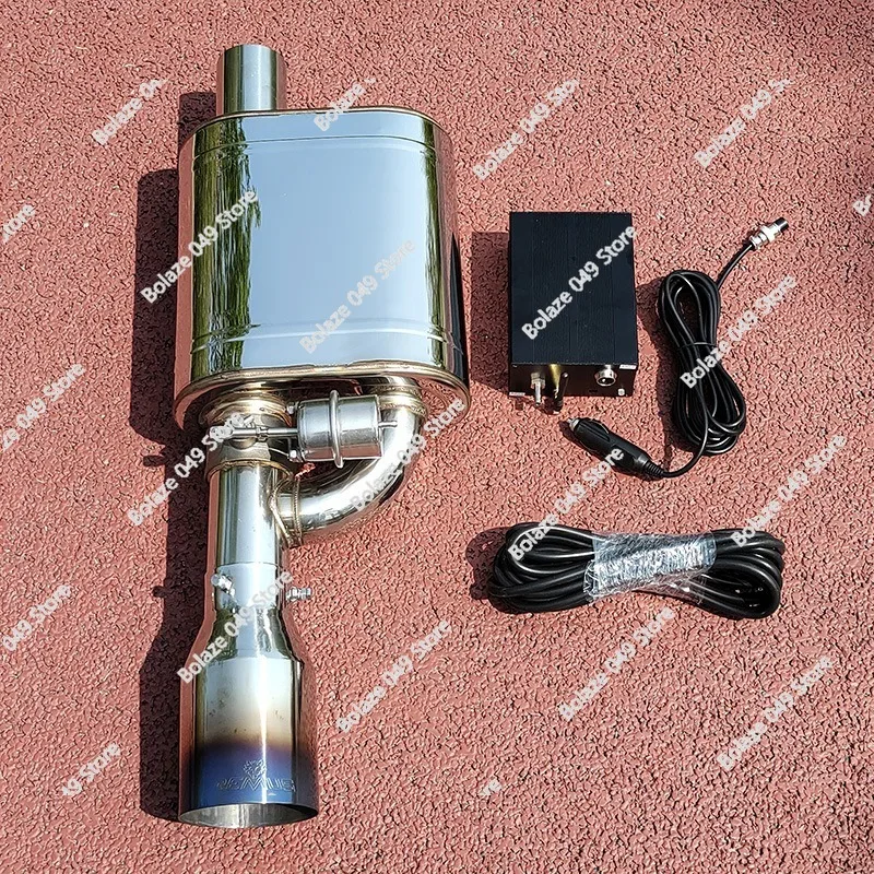 Válvula de escape para coche con control remoto, válvula de ondas sonoras modificada, controlador de válvula de escape tipo tambor, sonido de coche deportivo de calle con bajos potentes