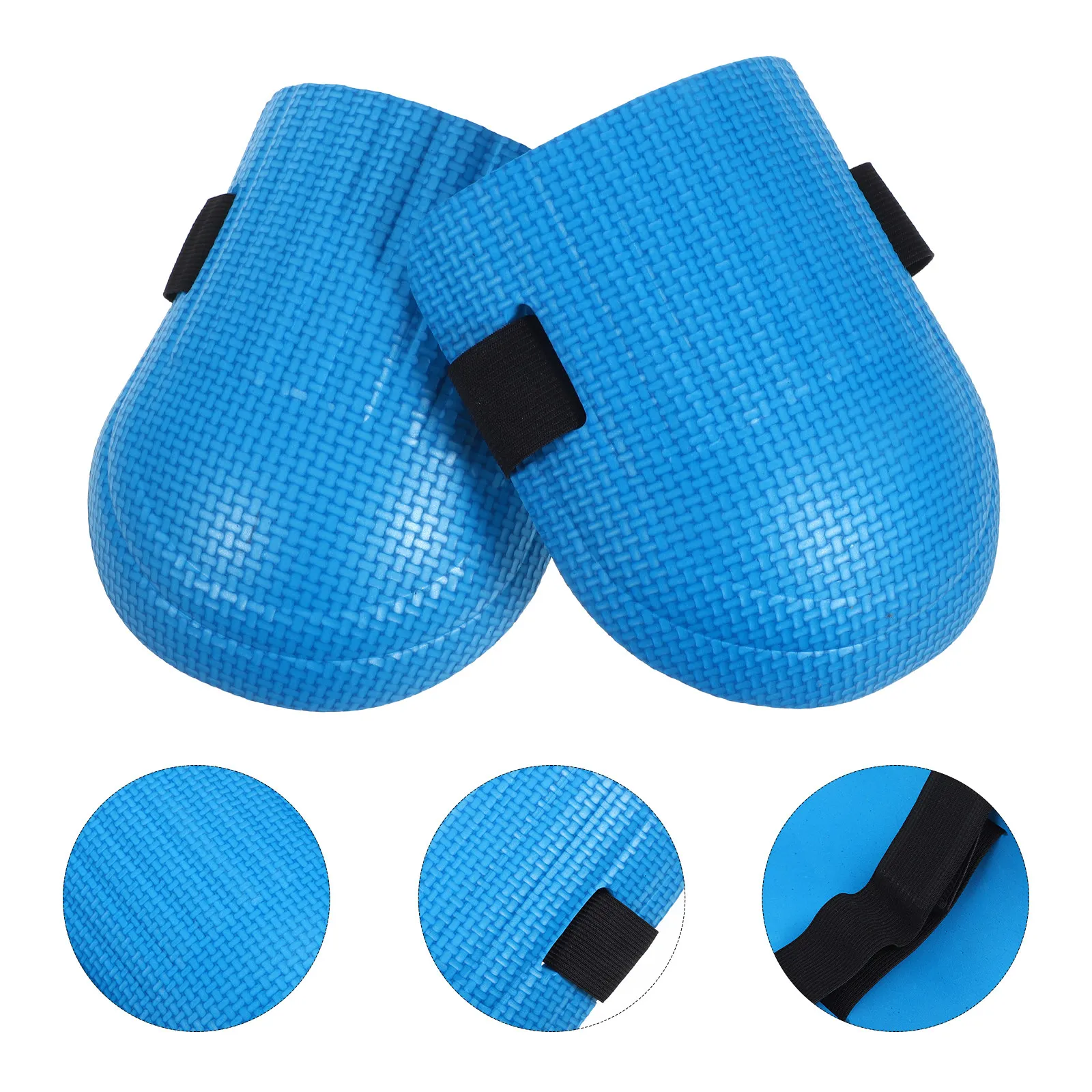 1Pair Thick Padded Knee Pads Eva Foam Comfortable Kneeling Protector for Weeding Planting Repairing Cleaning Work Wear-Resistant