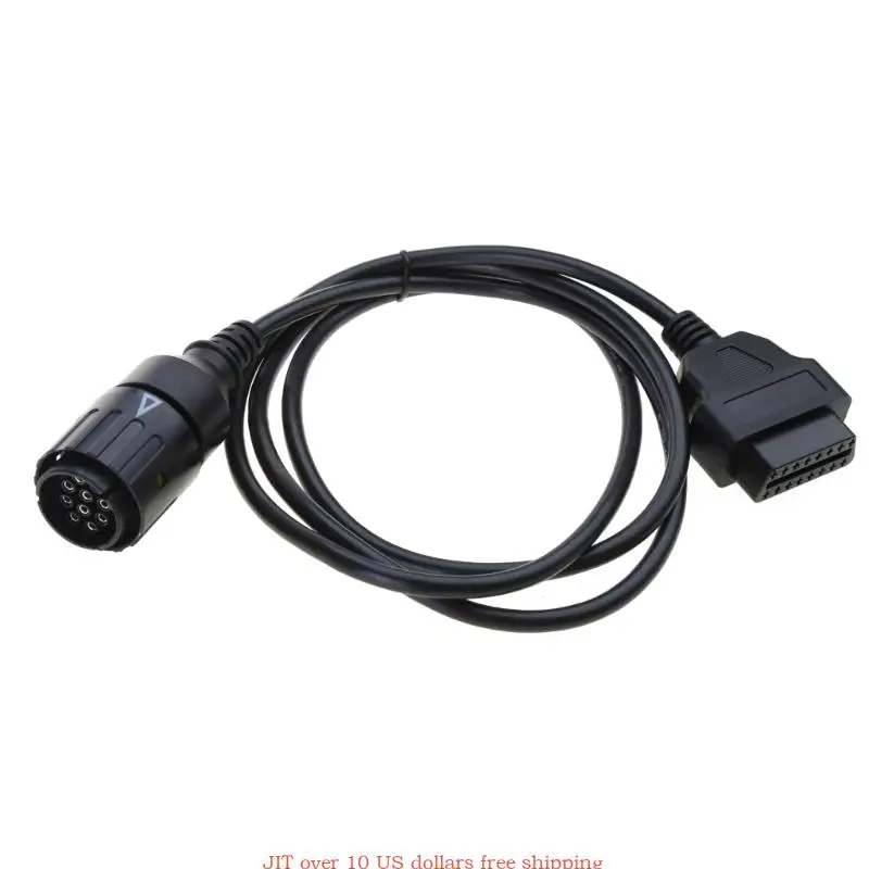 

10-контактный сканер, 10-контактный разъем OBD2, адаптер, диагностический удлинительный кабель, используемый для мотоцикла ICOMD