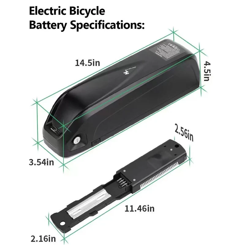 48V 20AH Hailong ebike Battery 30A BMS 350W 500W 750W 1000W 54.6v 18650 Cell gift Charger