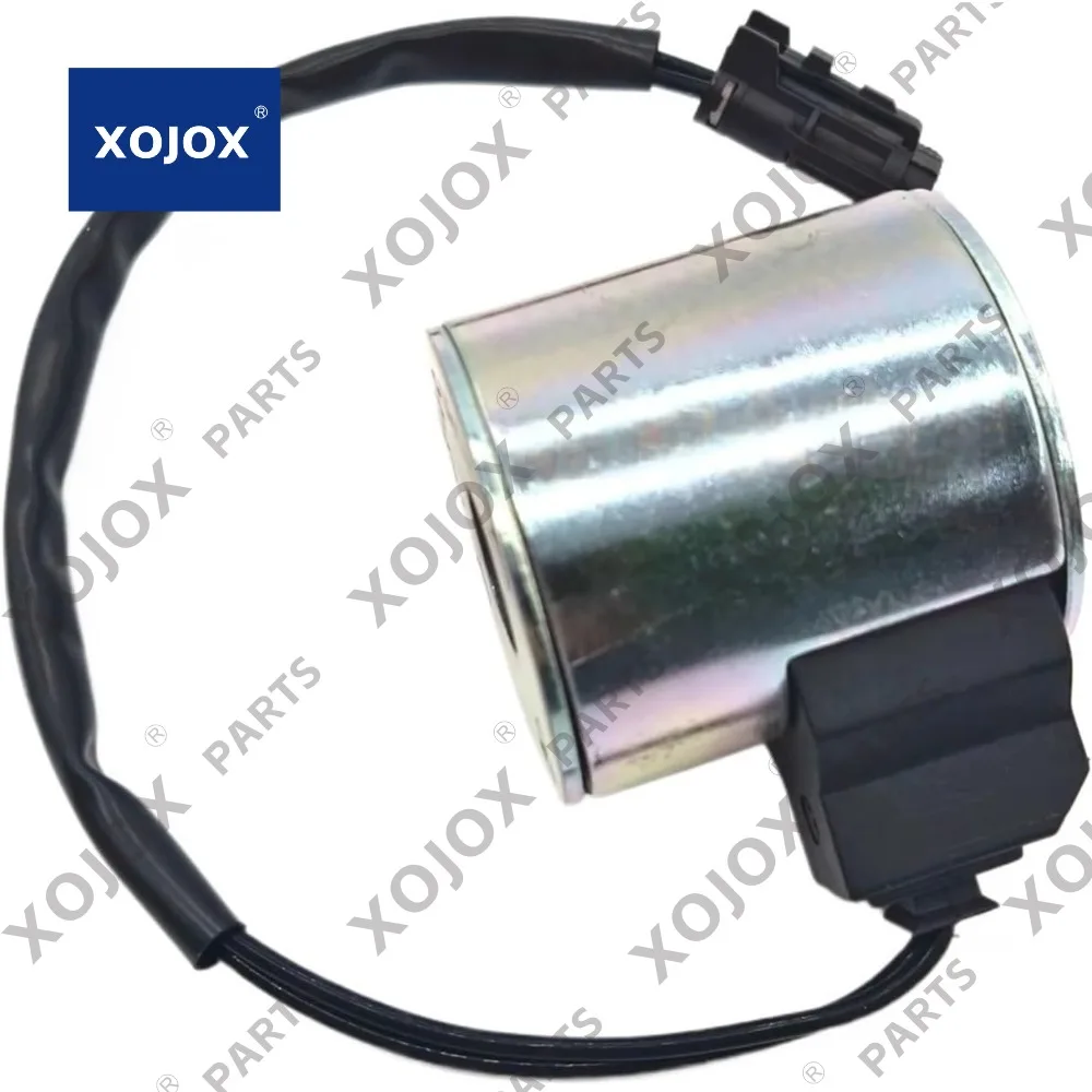 

XOJOX Excavator Pilot Safety Lock Solenoid Valve Coil Spool Accessories for 150 210 360 Models(12V)