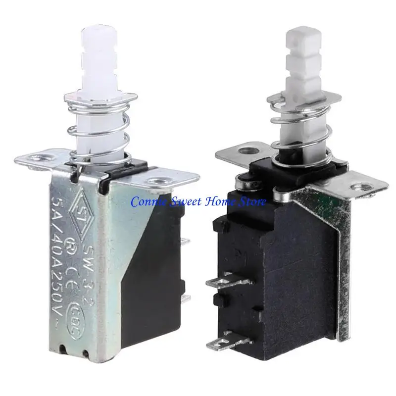 

LXAF, 10 шт., 2-контактный переключатель SPST с фиксацией, переключатель питания SW-3, 250 В переменного тока, 2 А/8 А