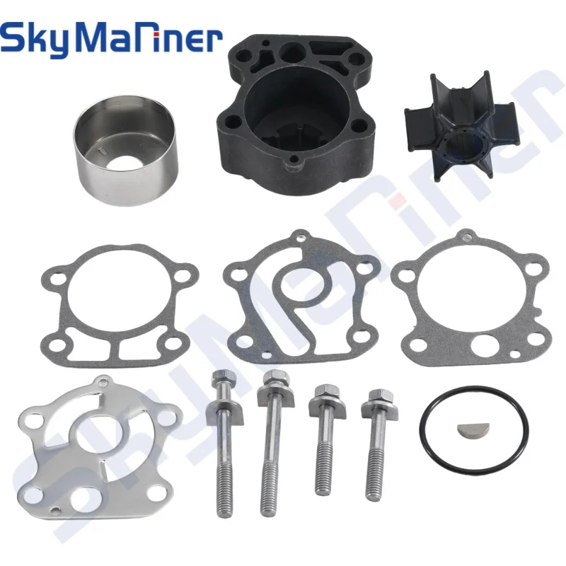 Water Pump Impeller 692-W0078-01-00 692-W0078-A0 Kit with housing for Yamaha 2T 70 75 80 85 90 HP Outboard Motor 692-W0078-00