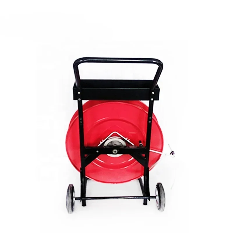 Luxurious Big Mobile Polyester Band Stand Cart Tape Trolley Strap Dispenser